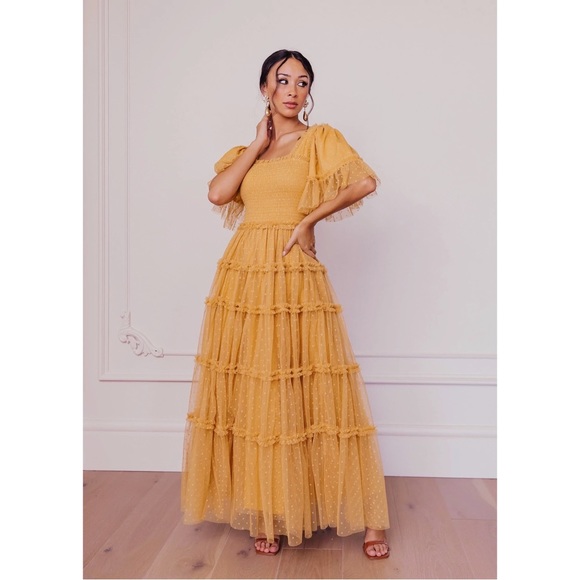 JessaKae Dresses & Skirts - JessaKae Mustard Yellow Maxi Dress